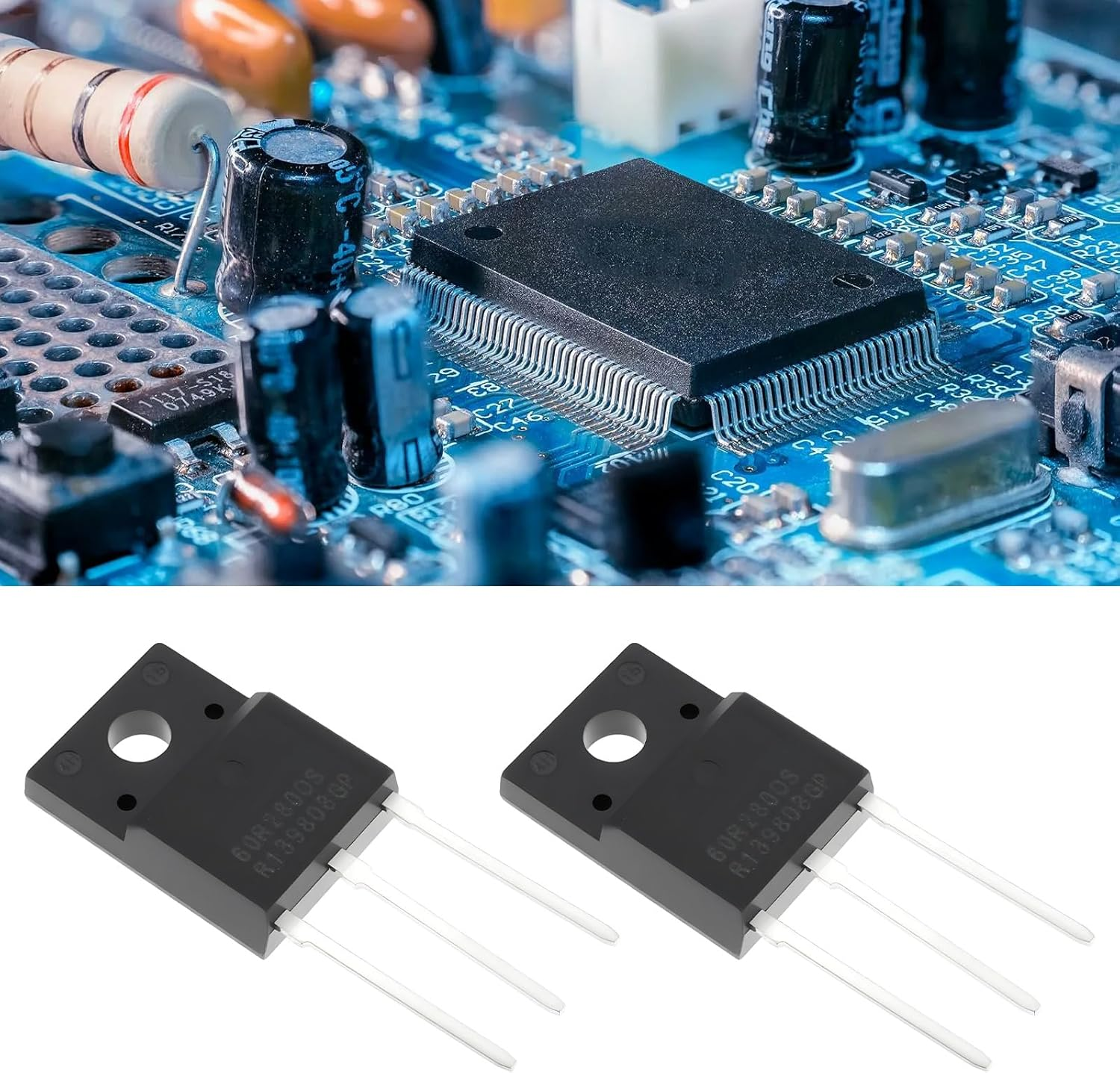 Ecsing 4X MMF60R280QS Large Volume Liquid Crystal Ion Field Effect Tube TO-220 Suitable for Electronic Components image number 4