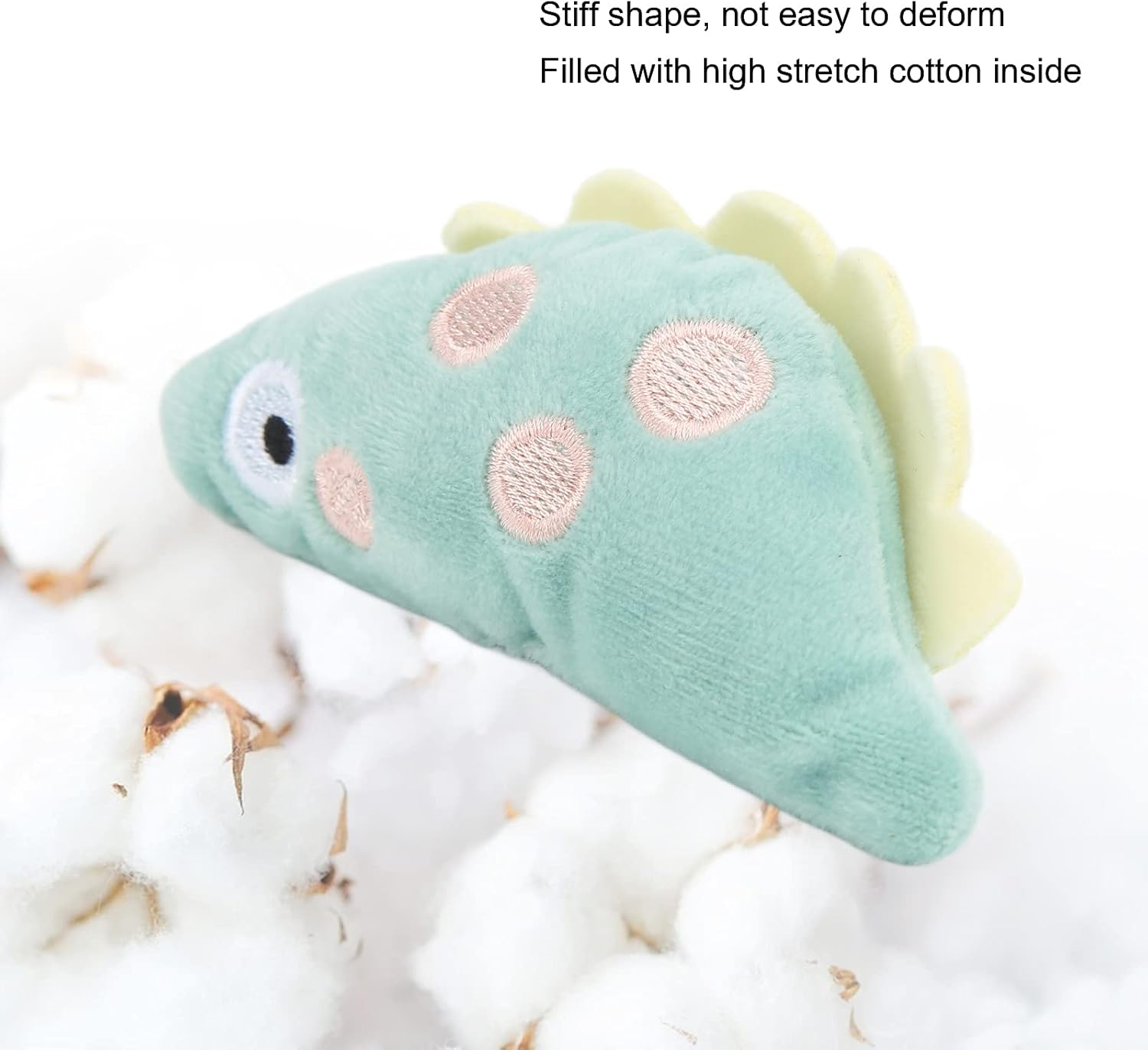 Catnip Plush Cat Toys, Tooth Cleaning Indoor Relieve Boredom and Stress Interactive Kitty Toy, Interactive Cat Kicker Toys Fluffy Kitten Teeth Cleaning Toy for Cats Dogs (Green image number 5