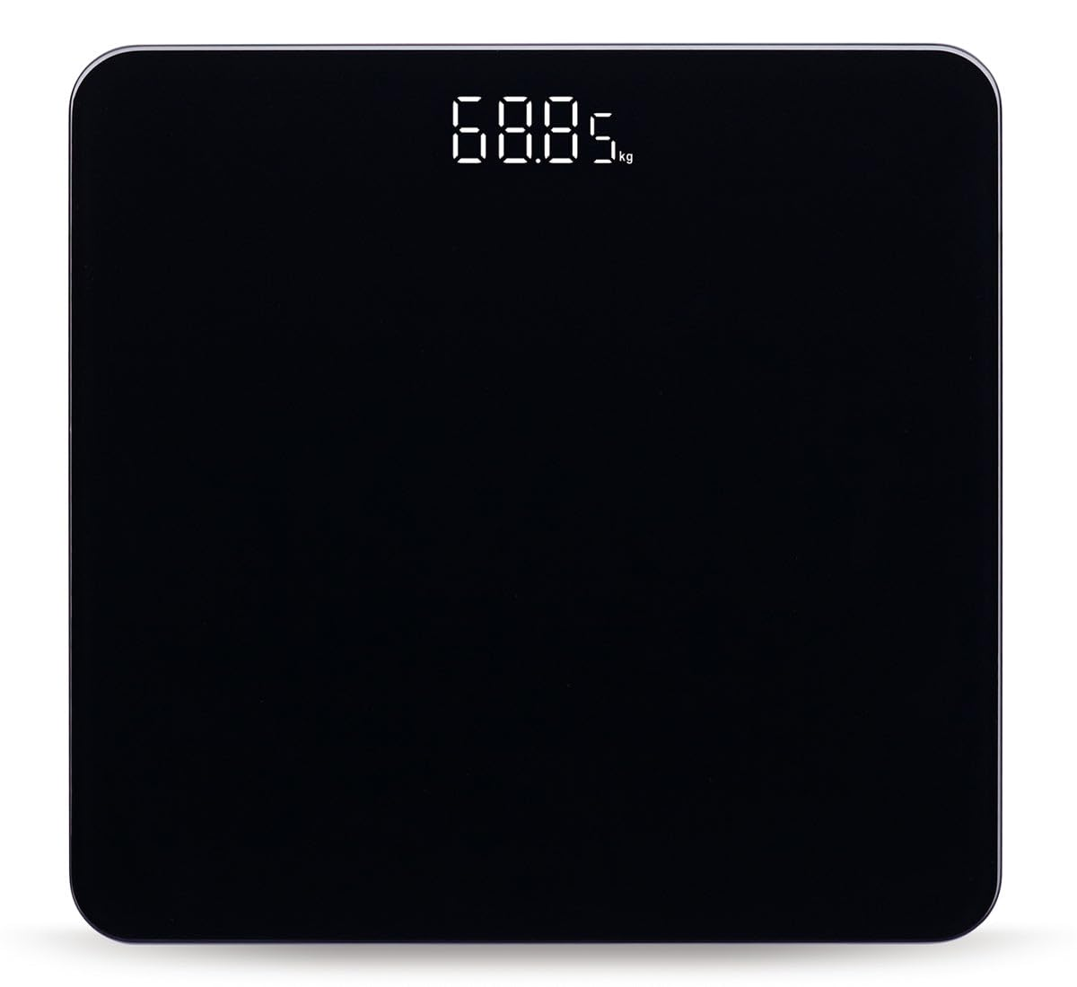 Dolphy LED Display Digital Weight Scale &ndash; 180Kg Capacity | Sleek Black Tempered Glass | High Accuracy | Easy-To-Read LED Display | Ideal for Home, Gym, Bathroom