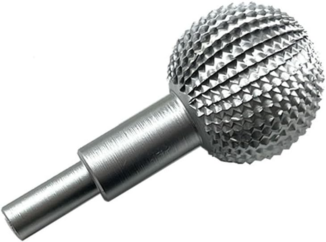 Ball Rotary Burr Rotary Grinding, Head Ball Gouge Power Carving Tools for Angle Grinder, Carving, Polishing, Angle Grinder Ball Grinding (Black)