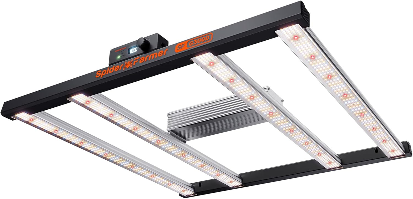 Spider Farmer G3000 Bar Style LED Grow Lights 300W with 896 Pcs Diodes 3X3Ft Coverage Full Spectrum Dimmable Growing Lamp for Indoor Plants