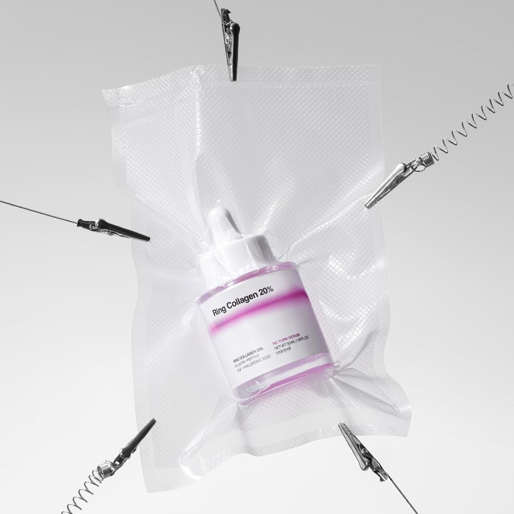 EUNYUL Ring Collagen 20% Face Serum with Peptides & Hyaluronic Acid, Hydrating and Firming Facial Serum, 35Ml image number 3