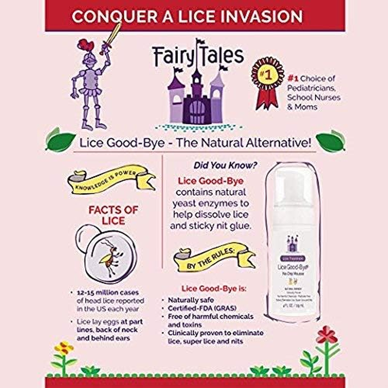 FAIRY TALES Fairy Tale Lice Goodbye Non Toxic Removal Kit, 4 Oz image number 1