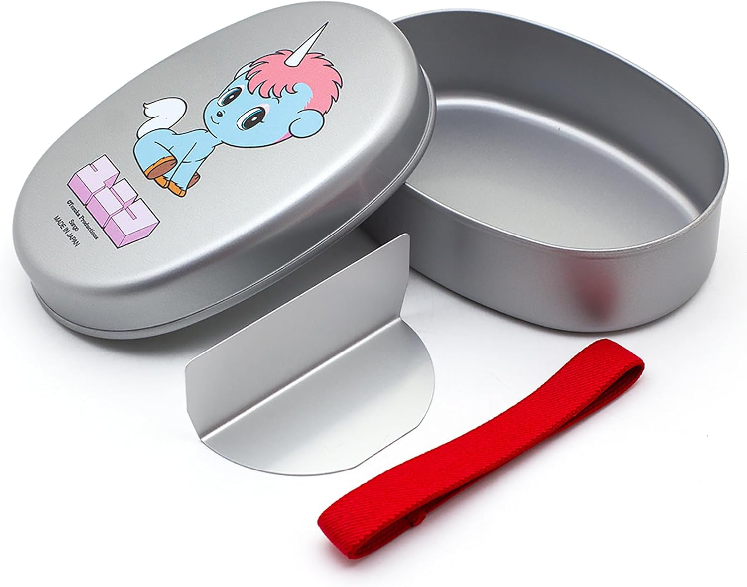 Oshimu Tezuka Characters 7100-14 Lunch Box, Approx. 3.9 X 5.5 Inches (10 X 14 Cm), Approx. 11.8 Fl Oz (350 Ml), Unico, Made in Japan image number 2