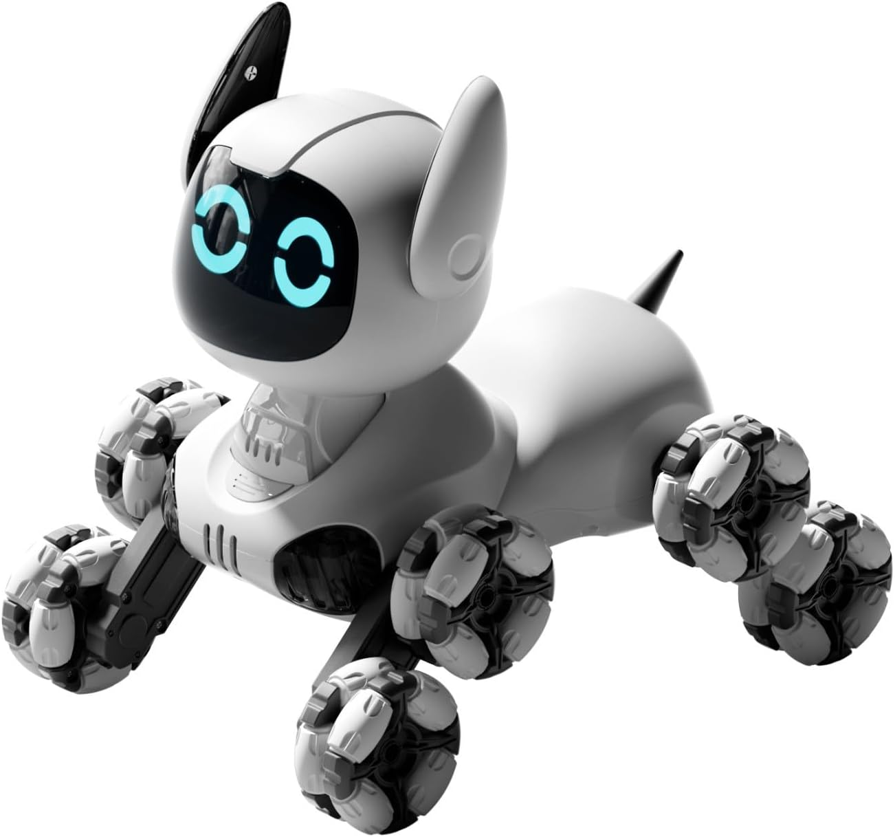 Robot Dog, Stunt RC Car, Transformable, Touch Sensing, Watch Remote Control, Dual Control Robot Toy, Mecanum Wheels, Children'S Birthday Gift (Black)