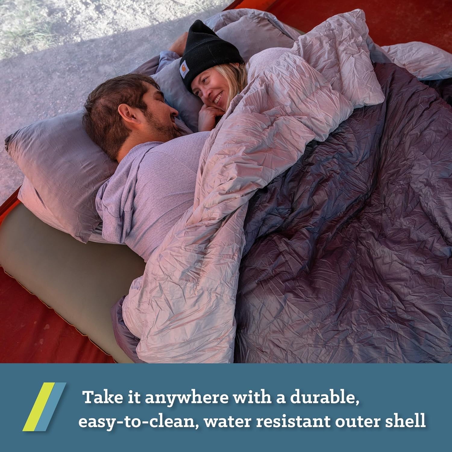 Klymit Drift Car Camp Pillow, Green, Large