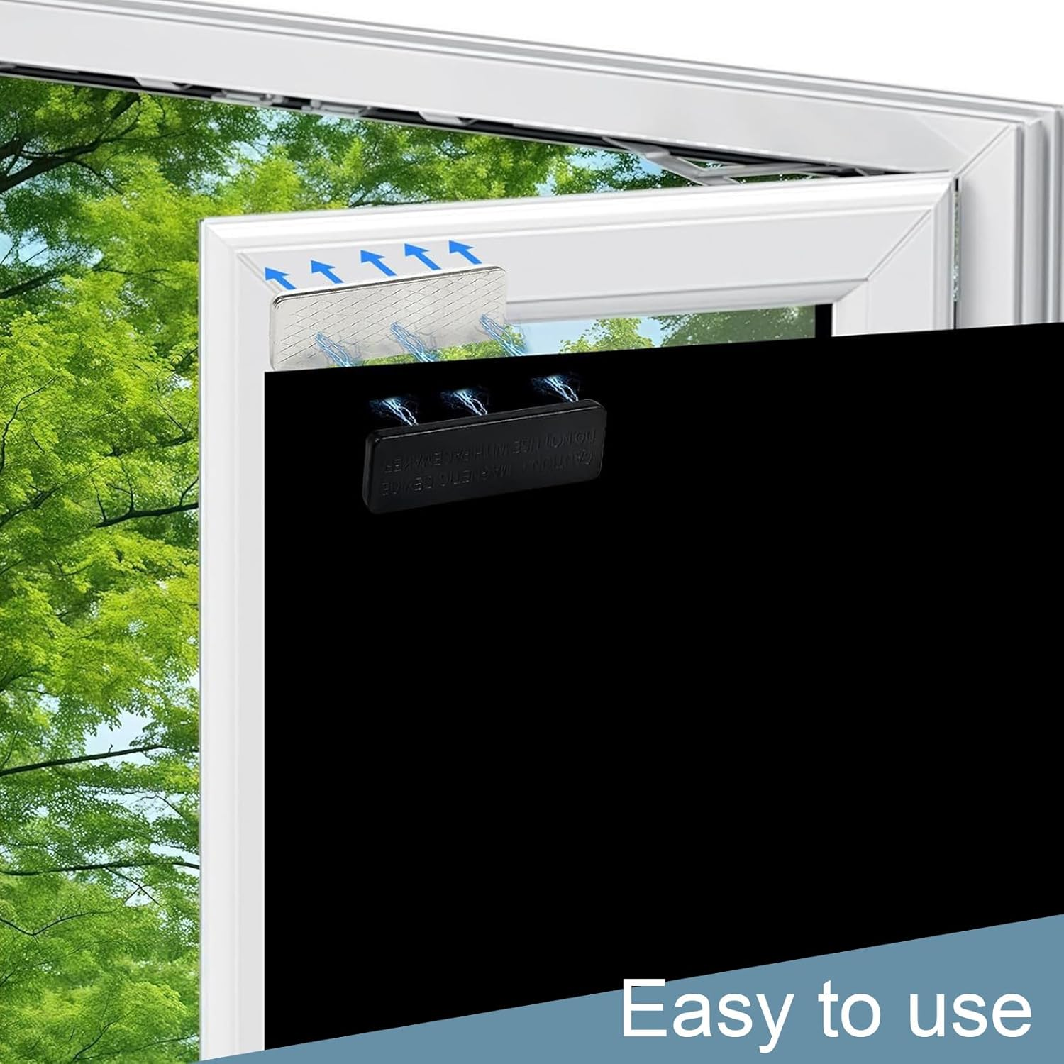 Xoelle Pack of 15 Fly Screen Window Magnet, Magnets for Fly Screen for Clamping, Screen Clip, Suitable for Attaching Screens in Kitchens, Balconies, Living Rooms and Bedrooms image number 4