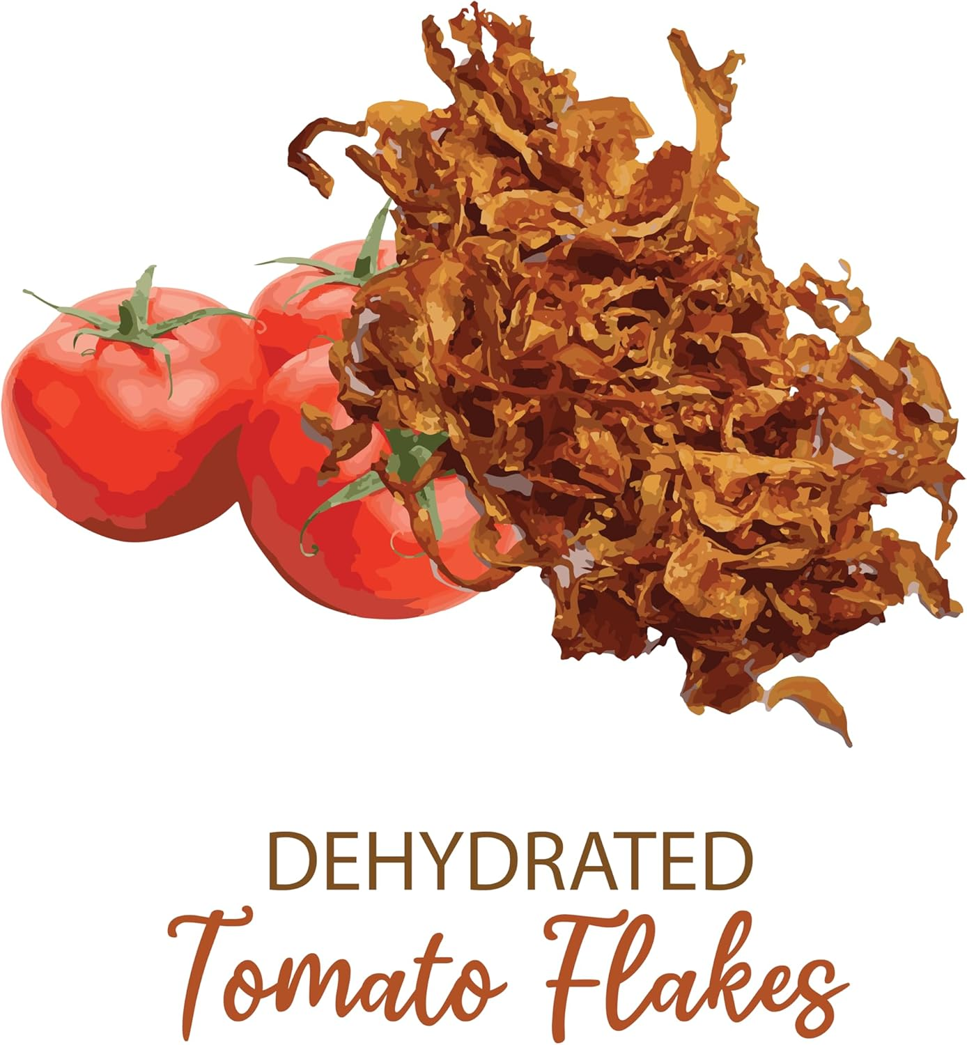 SHROOTS Dehydrated Tomato Flakes Pure Vegetarian Gluten-Free No Added Salt Easy Cooking Essential Machine Dried Vegetables with Natural Aroma Perfect for Soups, Sauces and Seasoning 1.41 Oz, Pack of 1 image number 2
