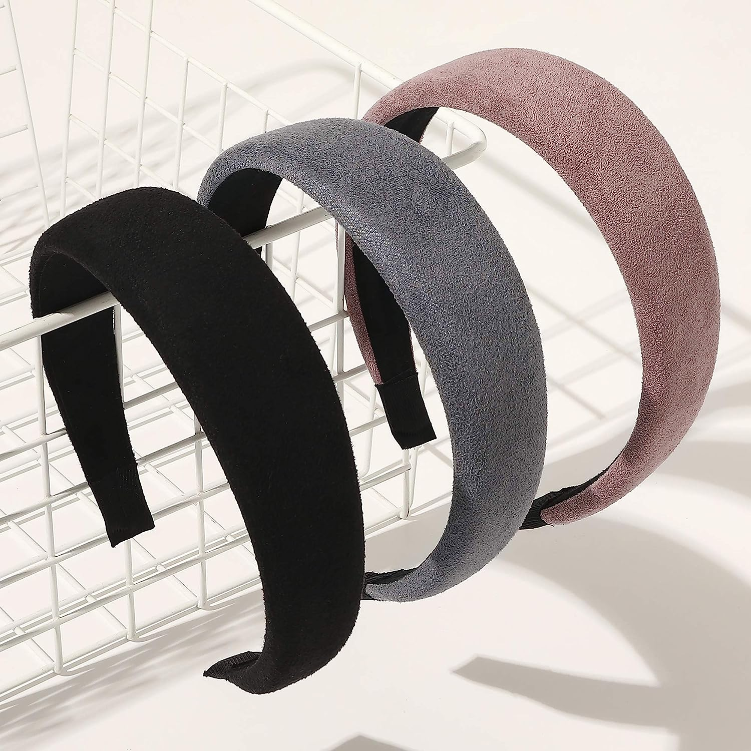 Ivyu Headbands for Women Head Bands - Fashion Womens Headband Diademas Para Mujer De Moda Hair Accessories Hairbands for Girls No Slip Cute Black Pink Gray Headband Gift for Women image number 5