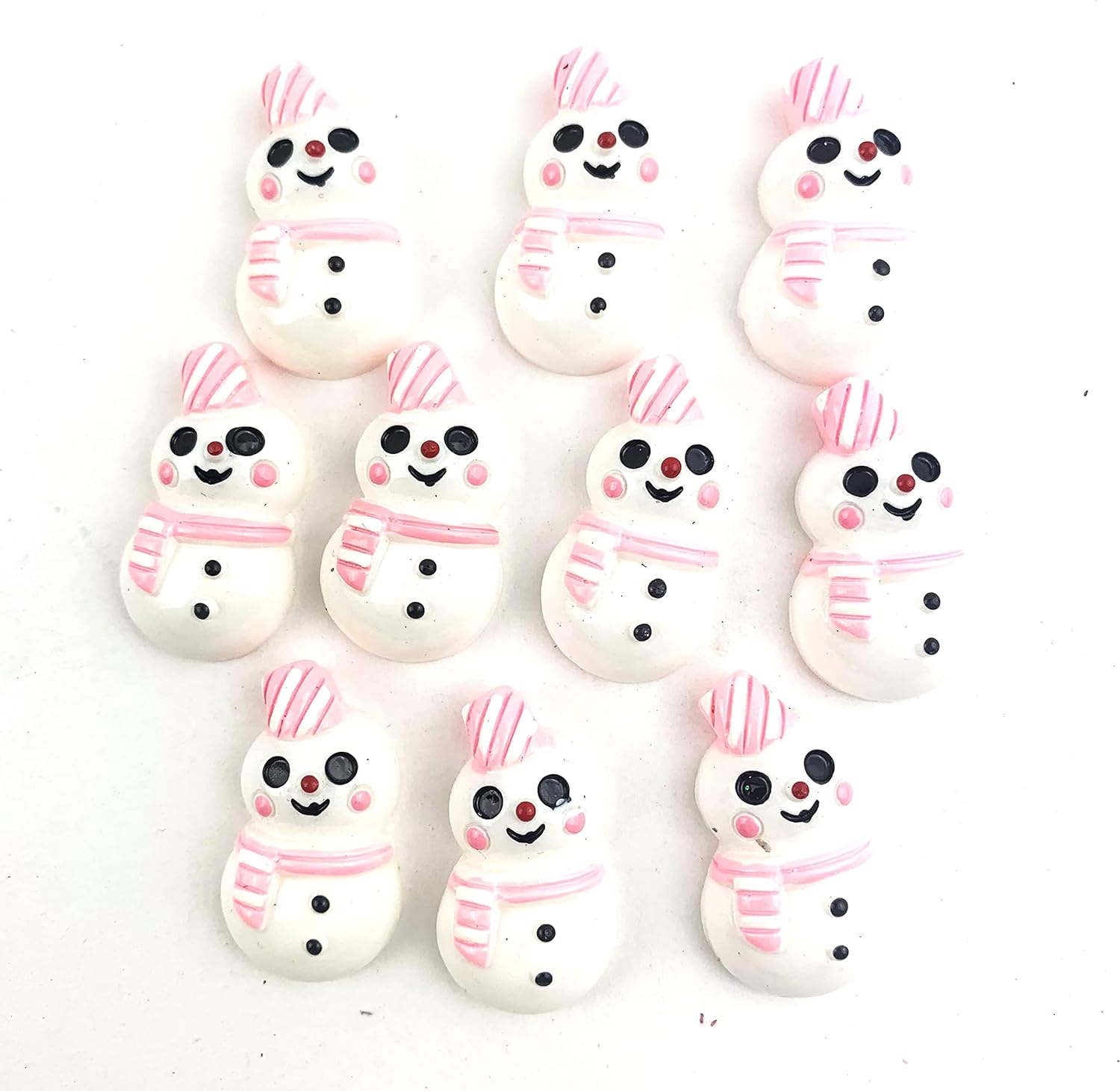 Heyiwell Resin Flatback Flat Back Christmas Series Embellishment for Scrapbooking Party Home Decorations, Hair Clip DIY Craft Making Charms image number 6