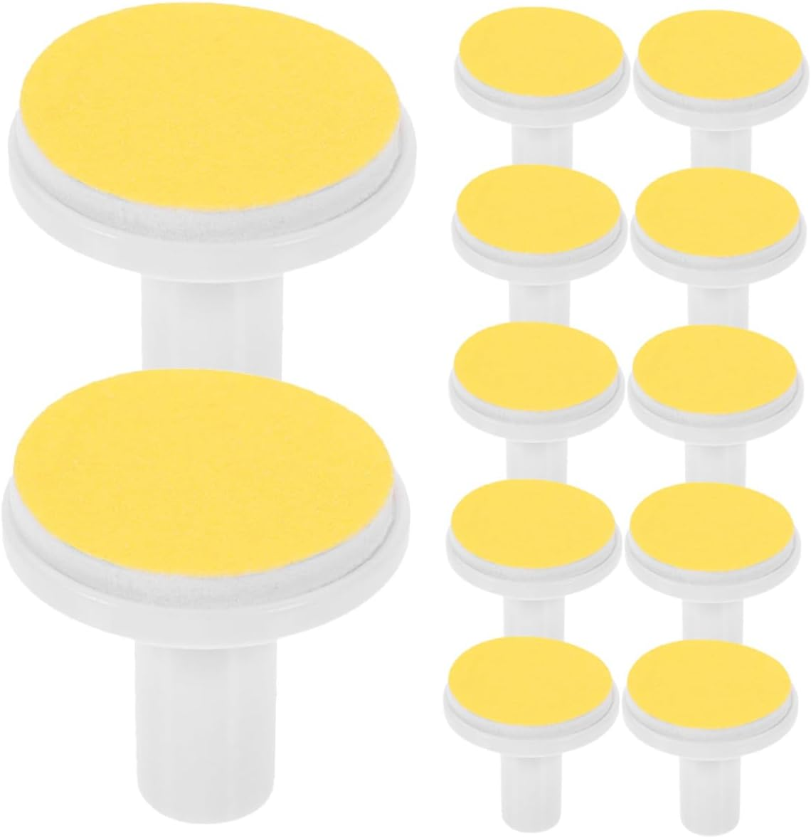 HEALEEP 12Pcs Electric Nail Grinder Adults Nail Buffer Replacement Pads Grinding Heads for Manicure Polish Discs Pads