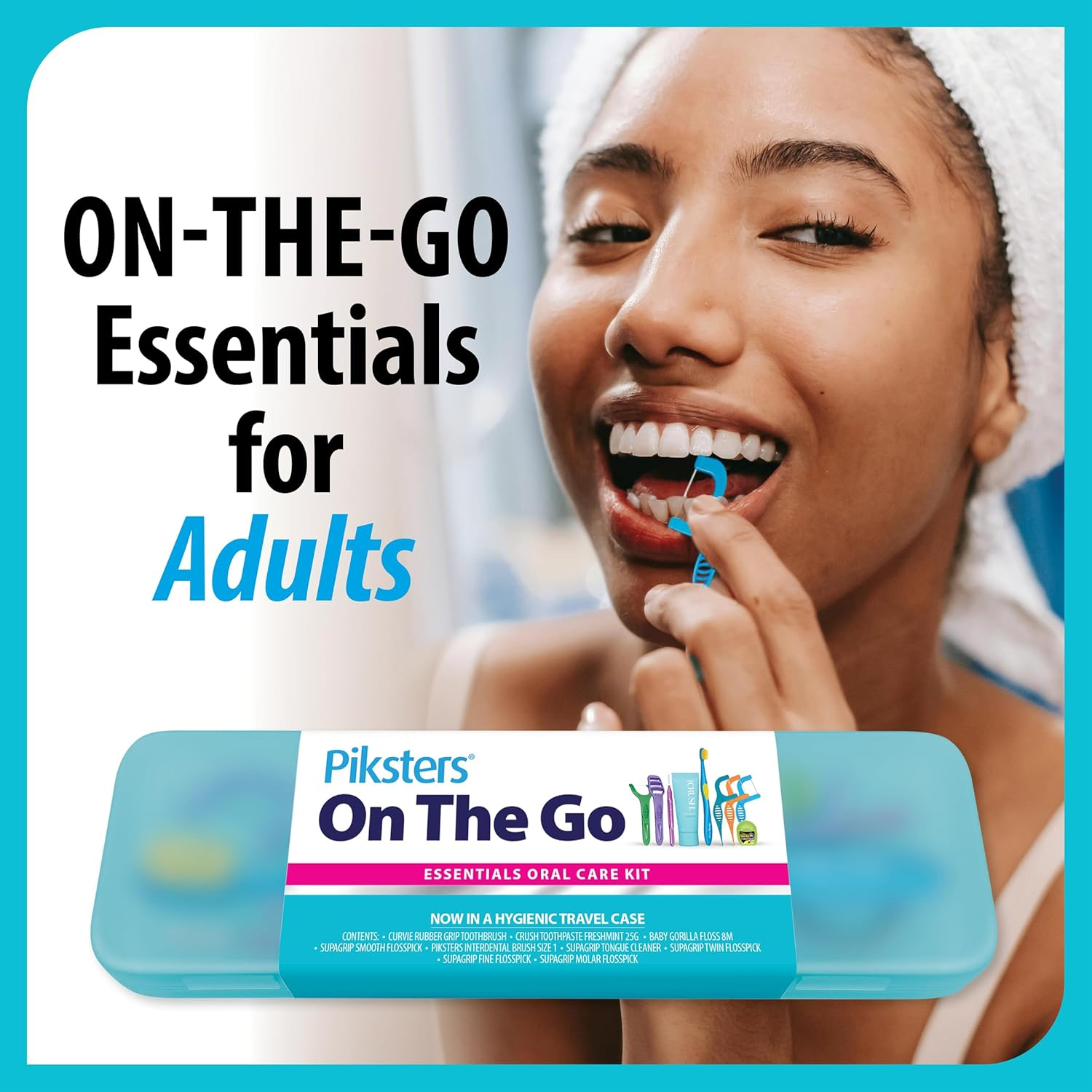 Piksters on the Go Essentials Oral Care Kit image number 2