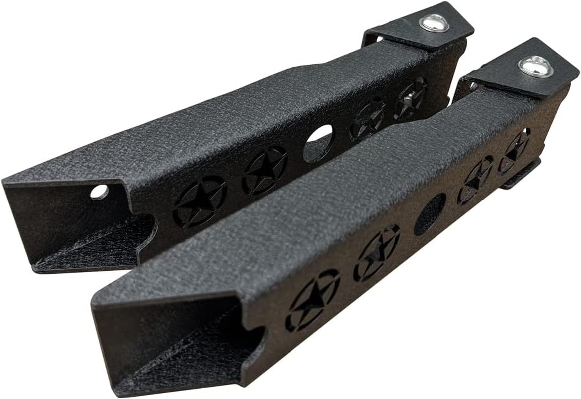 Wrangler Steel Heavy Duty Reinforc Tailgate Hinge Set Compatible with 2017-2018 Jeep Wrangler JK & JKU Unlimited image number 3