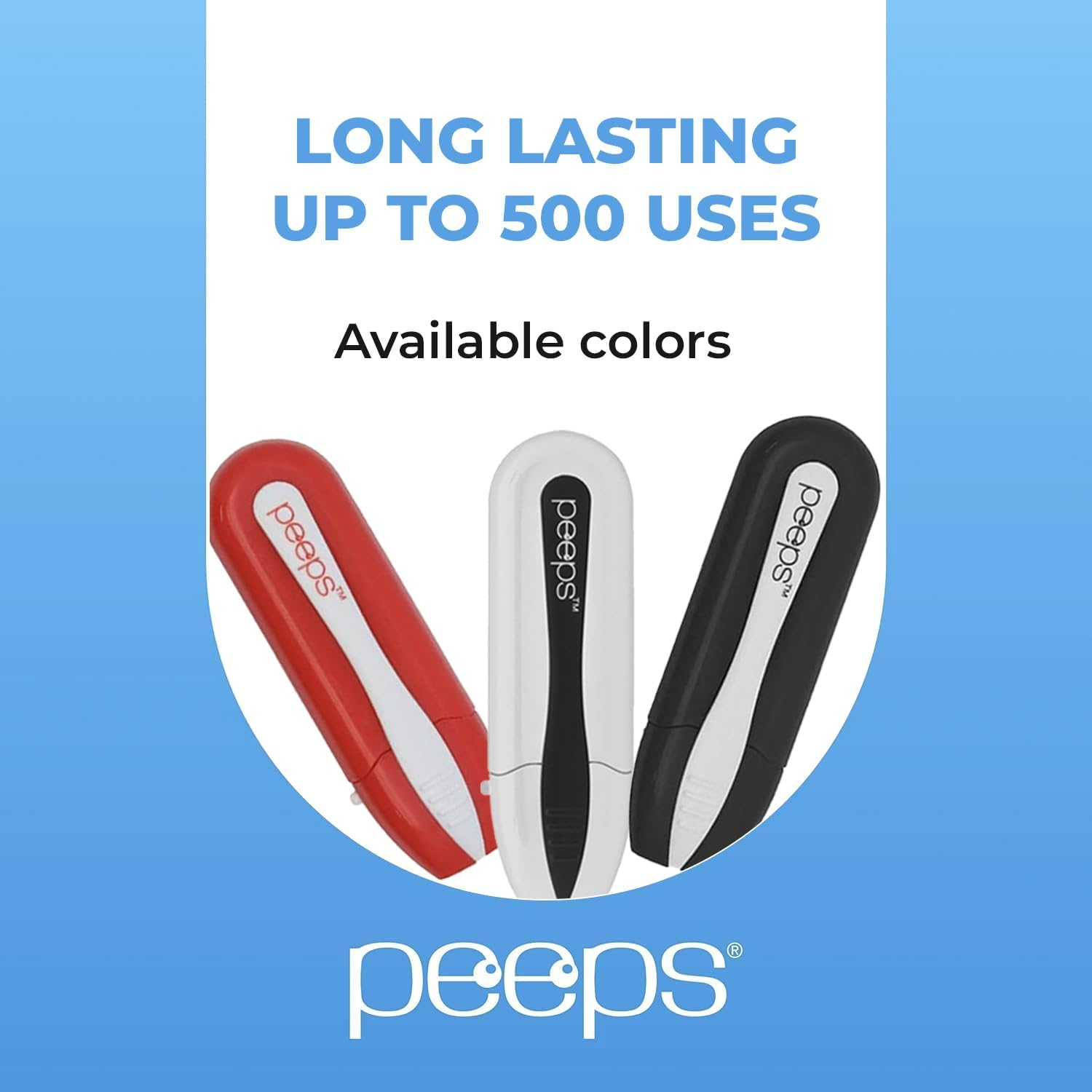 Peeps Compact Glasses Cleaner by Carbonklean | Removes Fingerprints, Smudges, Streaks, Oil & Film | Reusable, Non-Abrasive | Safe for Sunglasses, Reading Glasses, Safety Glasses (Red) image number 3