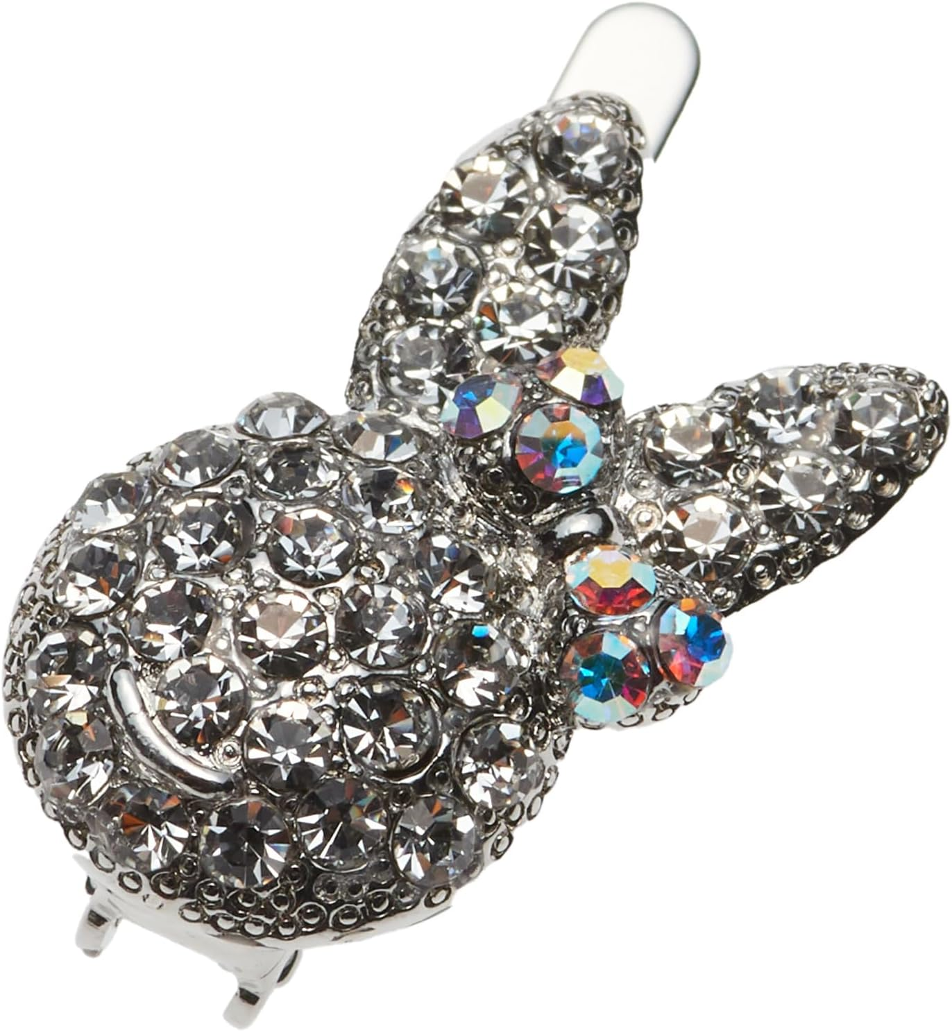 Rabi-Chan Hair Pin, Clear, うさぎの大きさ：タテ約2.5Cm ヨコ約1.5Cm ピンの長さ：約3Cm