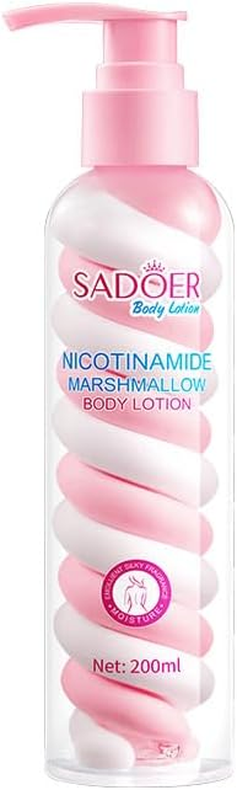 Nicotinamide Cotton Sugar Body Milk, Moisturizing and Moisturizing Skin Lotion,Body Milkuniform, Delicate, and Beautiful Body Lotion. (Nicotinamide Cotton Sugar Body Milk 200Ml)