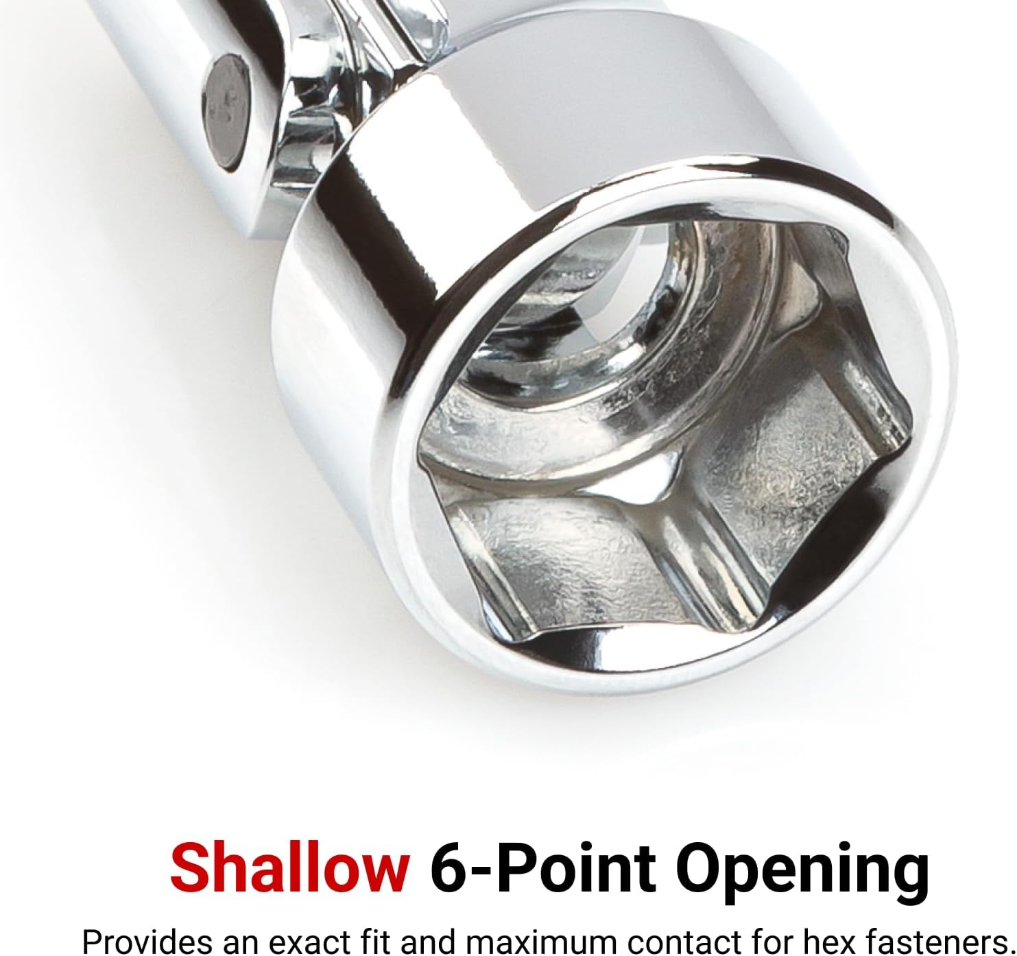 TEKTON 1/4 Inch Drive Universal Joint Socket Set, 7-Piece (1/4-9/16 In.) | SHD90109 image number 6