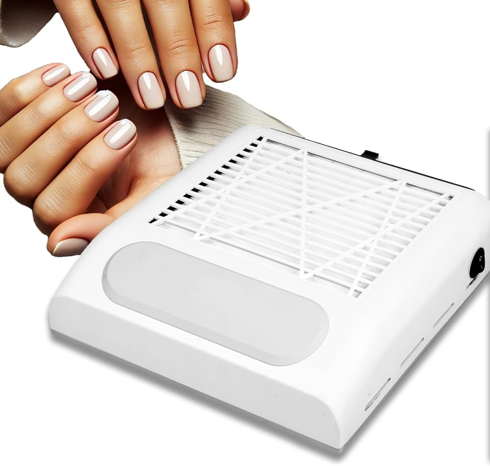 Professional Nail Vacuum Cleaner with Low Noise Electric Vacuum Cleaner for Manicure and Pedicure image number 1