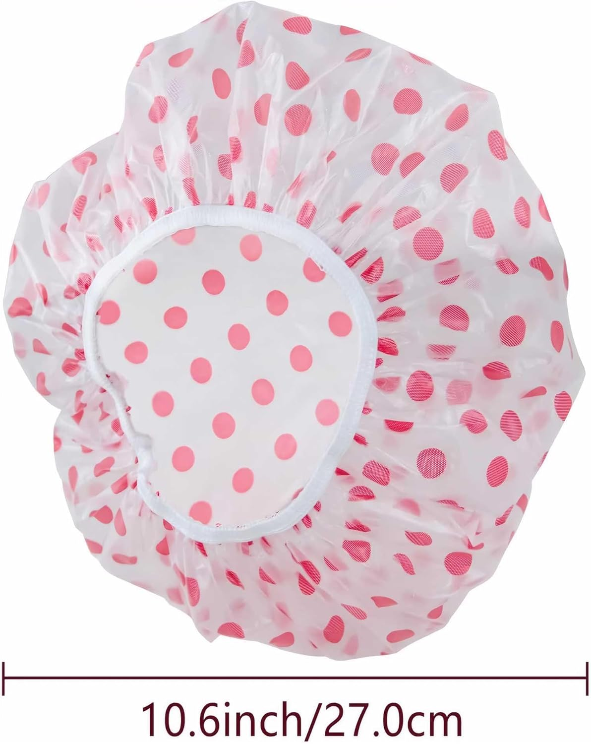 12Pcs Multi Purpose Reusable Flexi Plastic Waterproof Shower Cap Long Hair for Bath Face Care Kitchen Cleaning image number 5