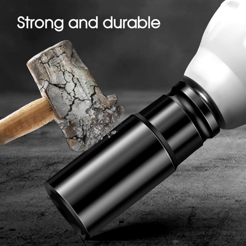 Tootoo 10Pcs 3/4'' Drive Deep Impact Socket Tool Set 80Mm Length Tool Set 22-41Mm image number 6