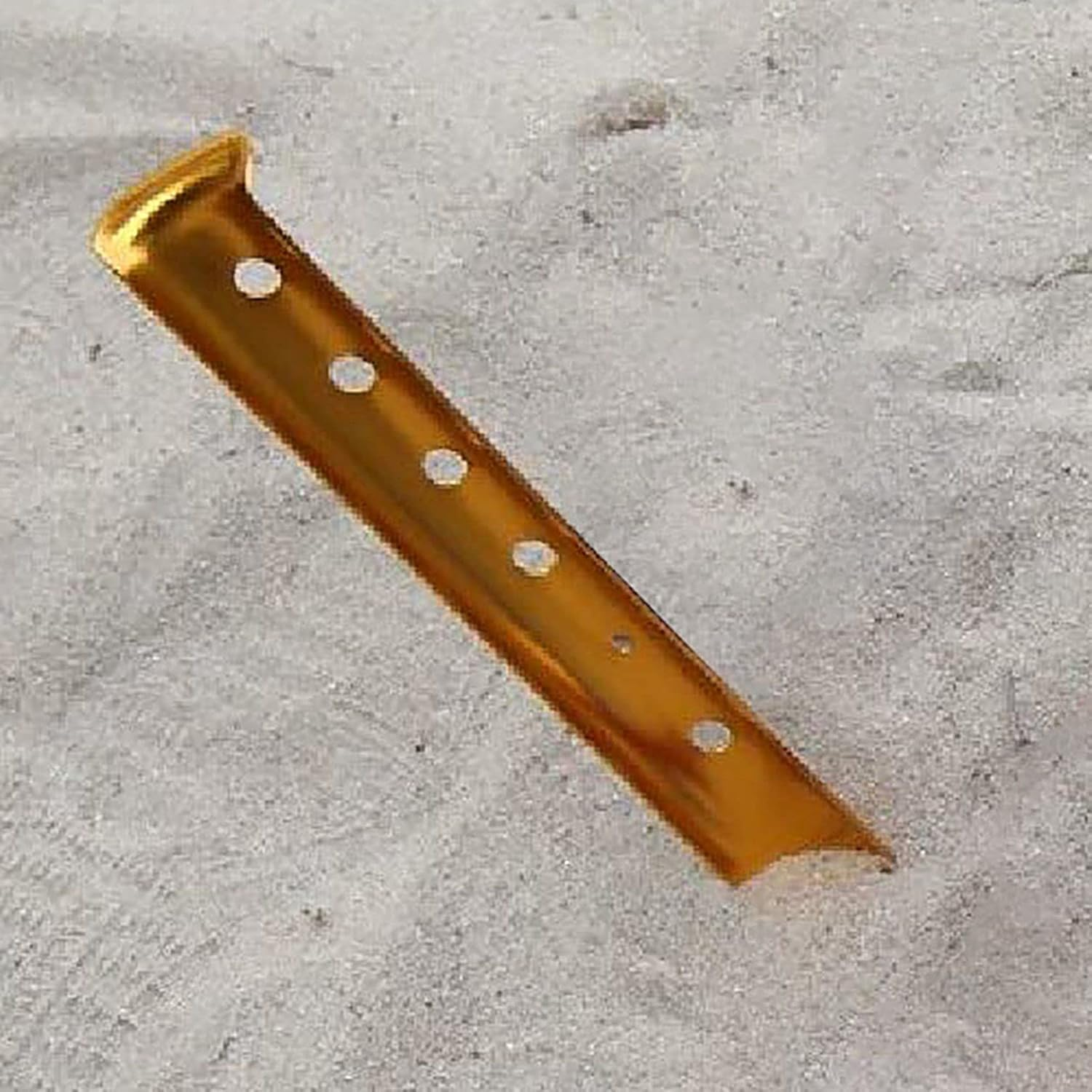 12Pcs Snow and Sand Tent Stakes Pegs Aluminum Alloy U-Shaped Pegs Tent Nails for Camping Hiking Backpacking image number 5