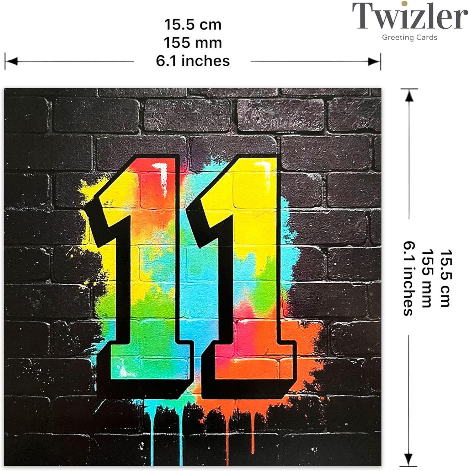 Twizler 11Th Birthday Card for Boys - Age 11 Year Old Childrens Happy Birthday Card - Tween image number 3