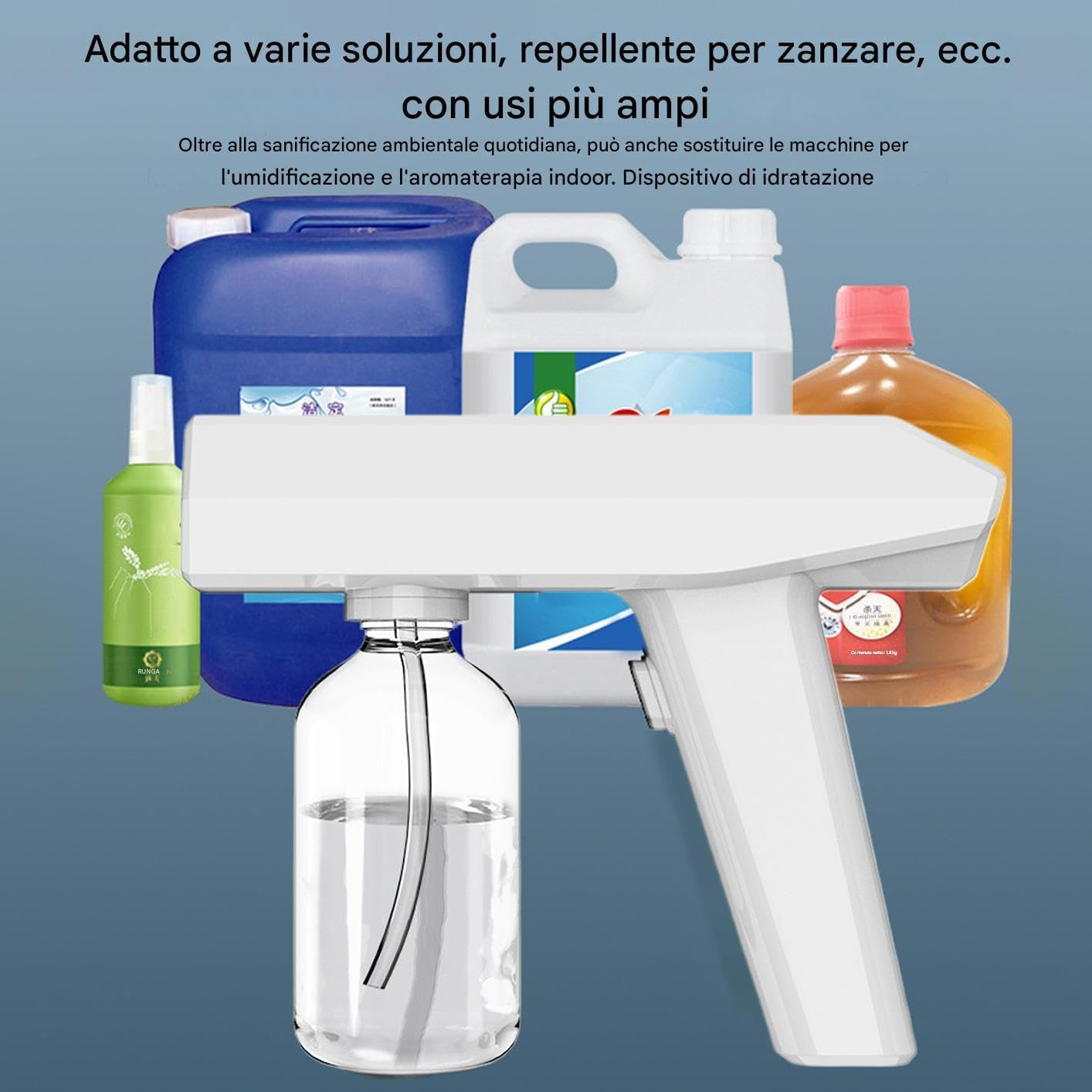 Home Atomizer - Rechargeable Wireless Atomizer 250Ml - Electric Sprayer for Furniture Clean for Clothes Dust Removal for Classroom, Bedroom image number 6