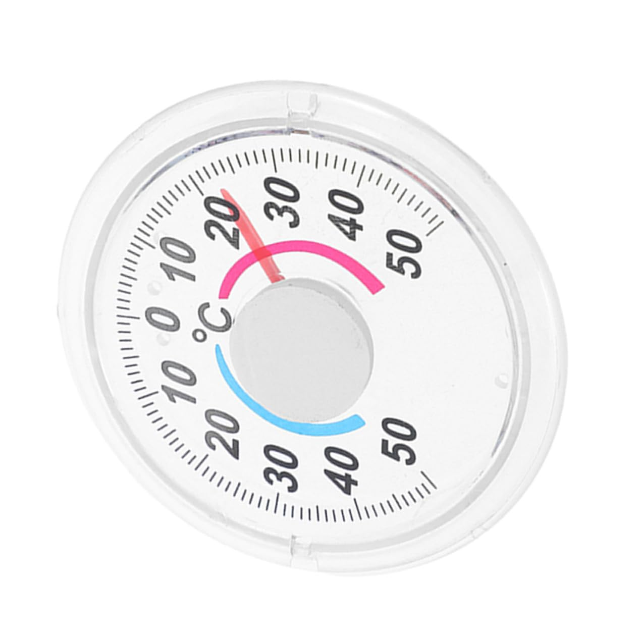 Portable Indoor Door Window Thermometer Analog Pointer Style Accurate Temperature Gauge Compact round Design for Home and Greenhouse Use image number 3