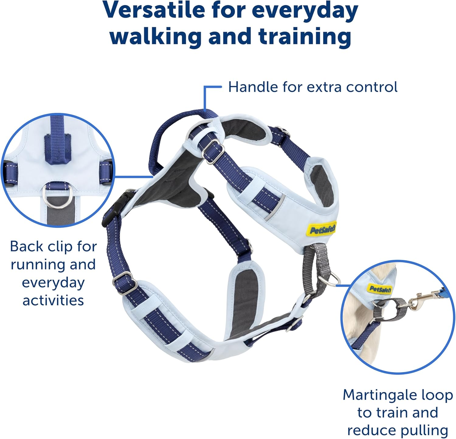 Petsafe Easy Walk Comfort No-Pull Dog Harness Full-Body Padding - Better Walks on the First Use - 5 Points of Adjustment Medium/Large, Green image number 7