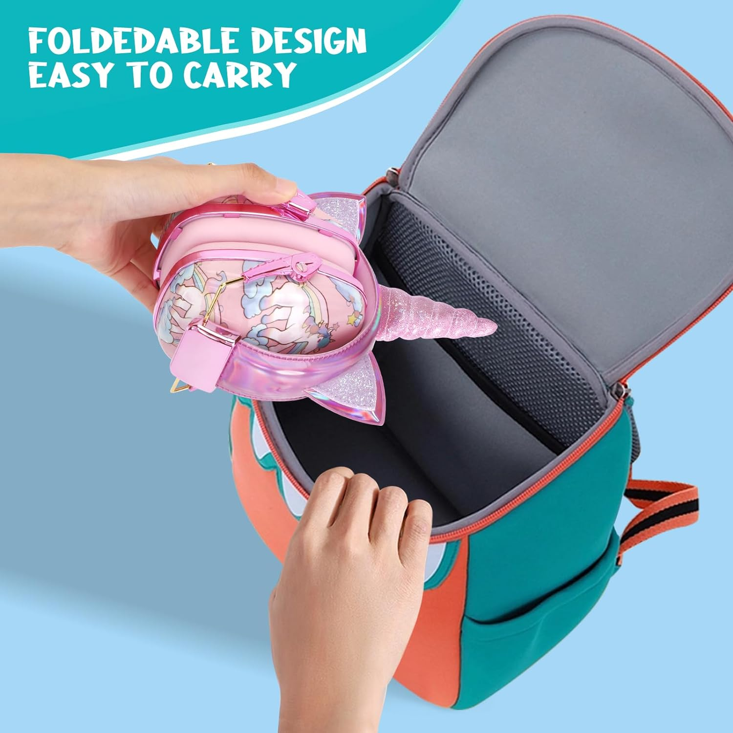 JYPS Kids Ear Defenders Children, Noise Cancelling Headphones Autism, Kids Ear Protection Earmuffs for Boys, Girls, Toddlers Age 2+, Baby Noise Blocking Ear Muffs 3-18 Months image number 5