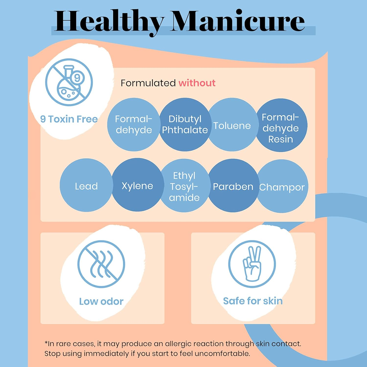 Beetles Gel Polish Gel Polish 15Ml Baby Blue Nail Gel Soak off Uv LED Nail Lamp Need Spring Summer Gel Polish Nail Art Manicure Salon DIY Home Solid Gel 0.5Oz Women image number 6