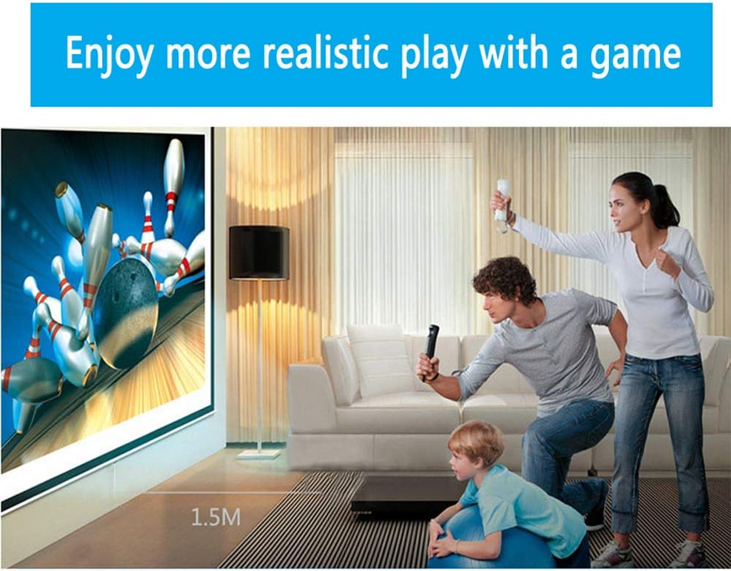 Lactivx Wii Silicone Case Cover with Wrist Strap for Nintendo Wii Remote Controlle Black 2 Packs