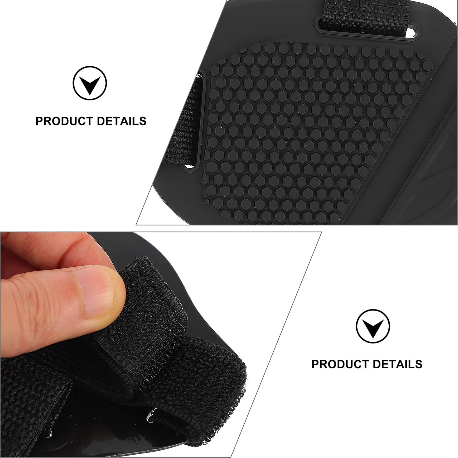 Ciieeo 2Pcs Motorcycle Shoe Covers Boot Protector Half Shoe Cover Anti-Slip Gear Shift Pads for Motorcycle Riders Protection image number 2