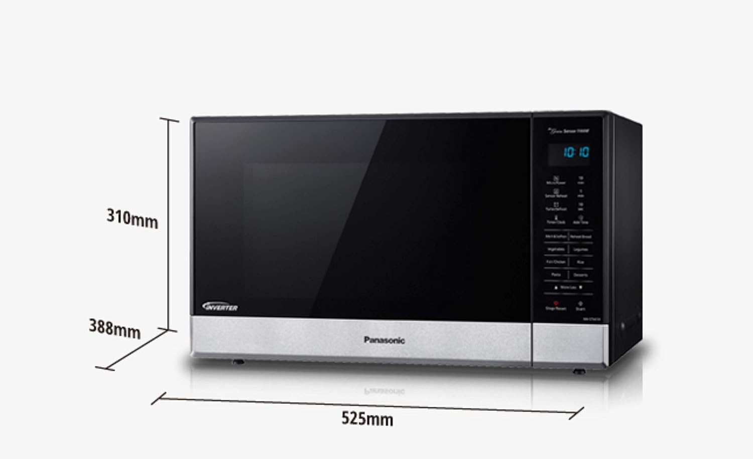Panasonic 32L 1100W Inverter Sensor Microwave Oven, Black (NN-ST665BQPQ) image number 5
