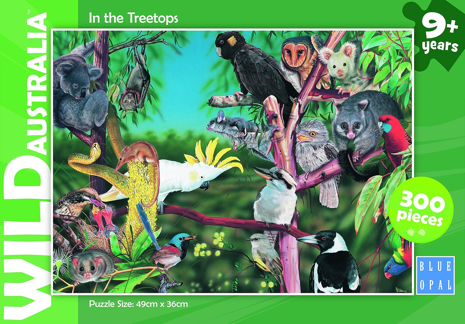 Blue Opal - Wild Aust in the Treetops 300 Pieces