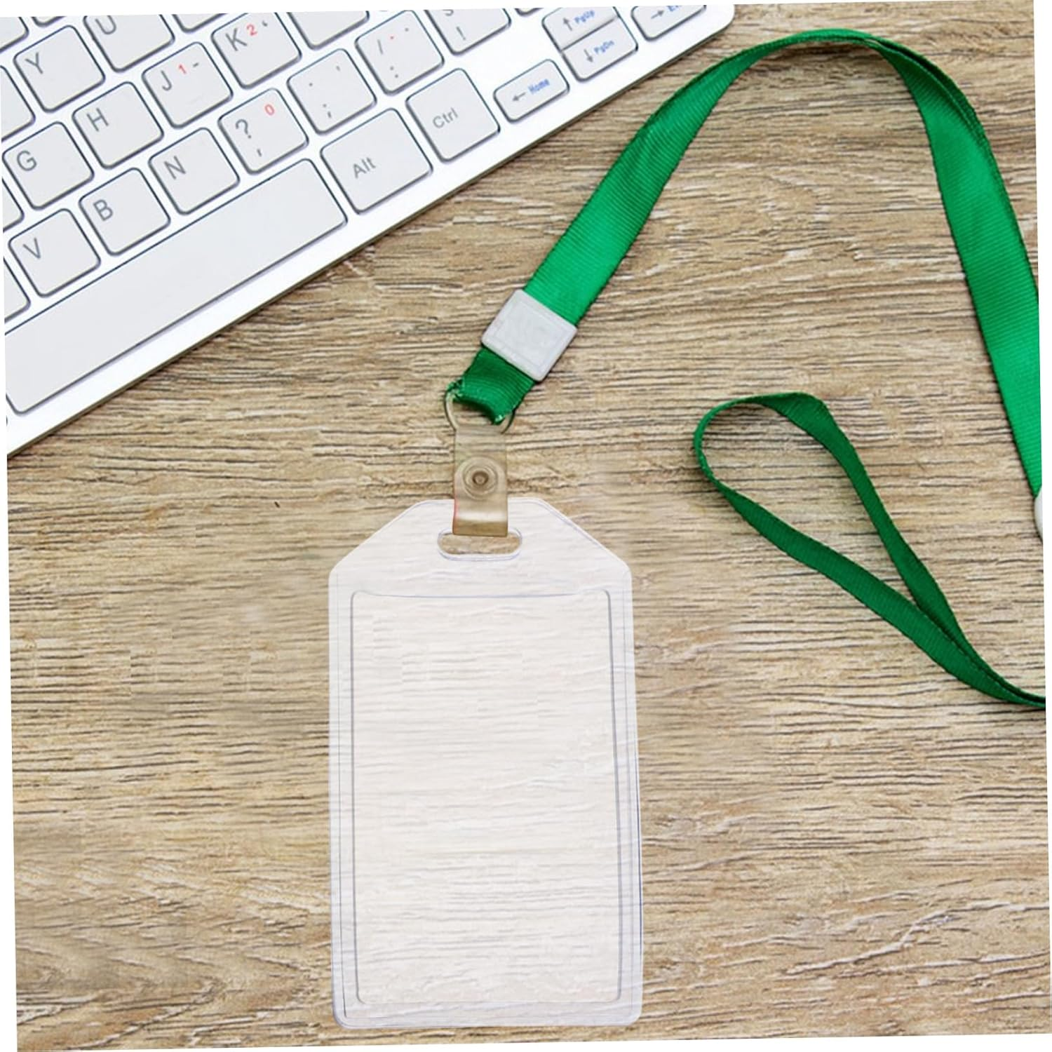 GETAJGHSD 10 Pcs Clear PVC Id Card Sleeves Luggage Tag Holders for Travel Suitcases Badge Holders Transparent Bag Identification Tags for Outdoor Use image number 1