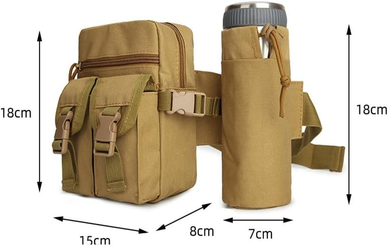 Metal Detecting Dig Pouch, Find Bag, Waist Bag with Water Bottle Pouch, for Outdoor Metal Detector Accessory image number 3