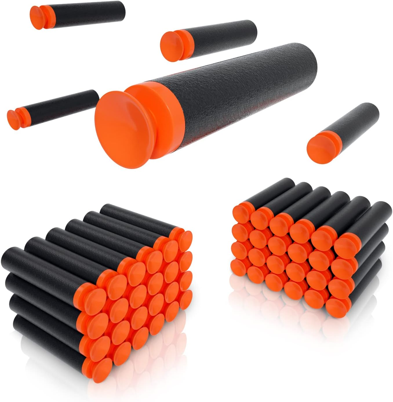 TORMEN Refill Suction Darts,Compatible for Nerf Elite Series Blasters Toy Guns-100Pcs