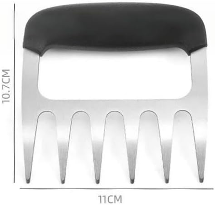 Grills Soft Touch Meat Claws, Stainless (Silver-1 PC) image number 4