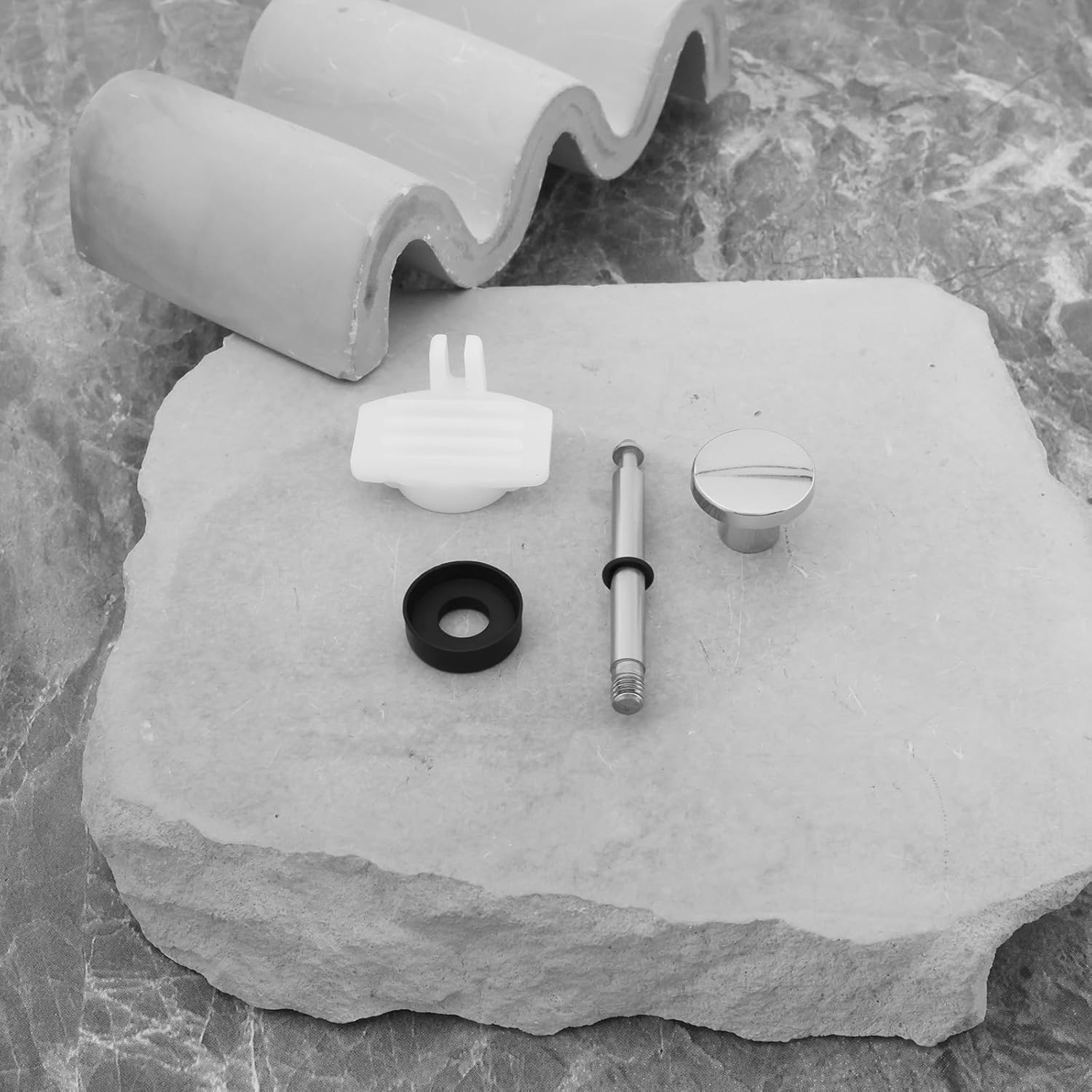 OTOTEC 2Pcs TUB Diverter SPOUT Repair KIT M5 for Bathroom Bathtub Leaking Faucet Bathtub Diverter Nozzle, Chrome image number 4