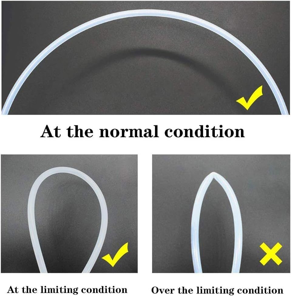 10M Pneumatic Tubing Pipe PU Polyurethane Tube Air Compressor Hose Line Fitting or Fluid Transfer, 4Mm OD X 2.5Mm ID without Fittings (Black 32.8Ft) image number 5