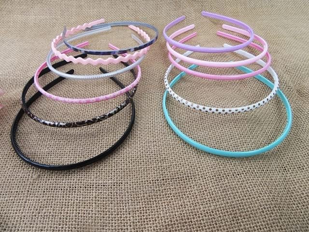 48Pcs Thin Headband Hair Band Hair Hoop Head Wear Various Design image number 3
