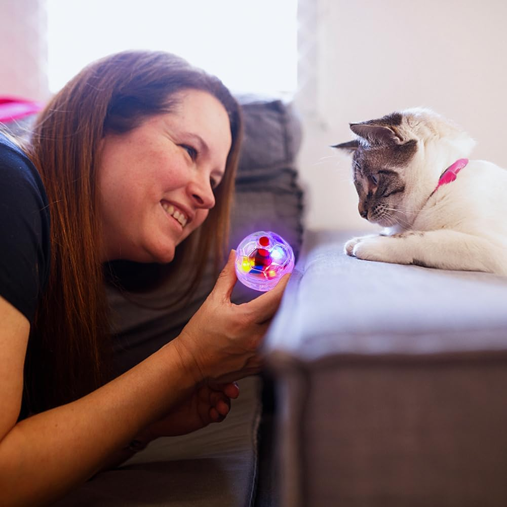 Pack of 6 Ghost Hunting Motion Balls, Ghost Hunting Cat Ball Movement Balls, Flashing Paranormal Equipment, Hunting Movement Light up Balls, Pet Toy, Cat Ball, Paranormal Equipment image number 5