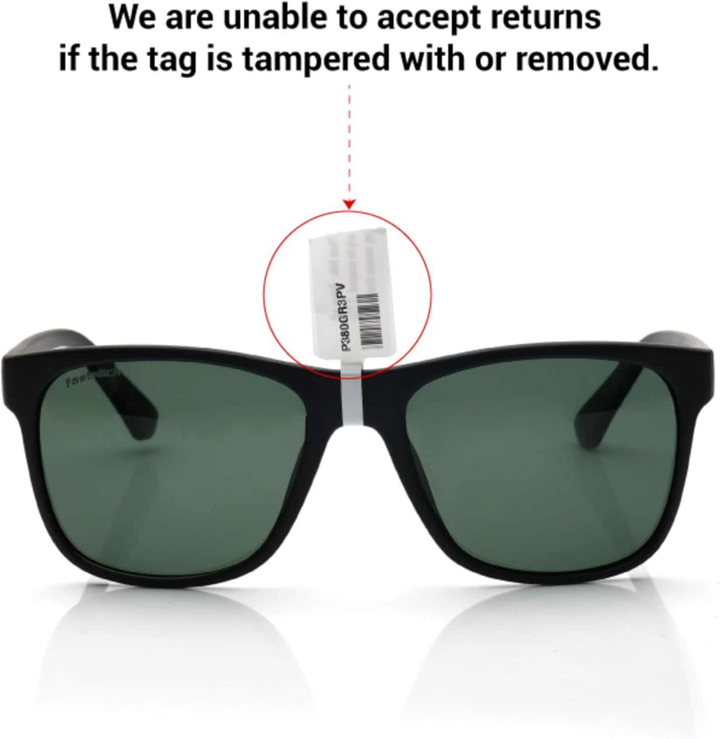 Fastrack 100% UV Protected Wraparound Sunglasses for Men image number 6