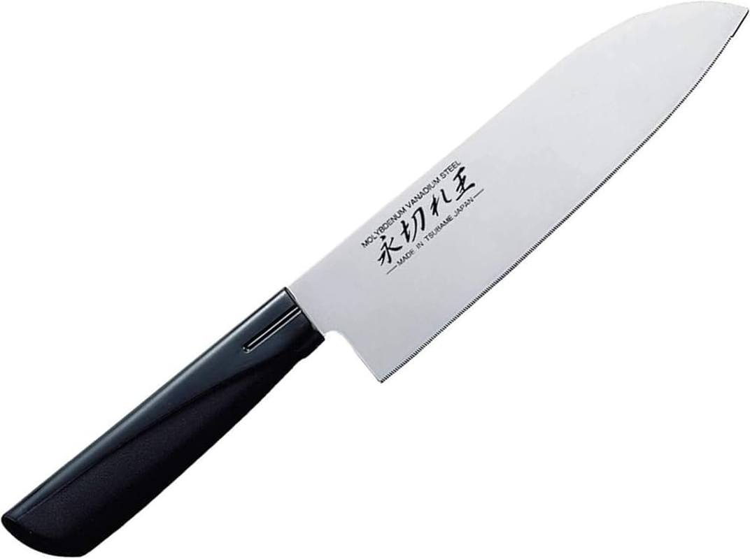Ernest A-76810 Santoku Knife (Made in Japan) Patented Technology (Provides a Long Time Sharpness), 6.5 Inches (165 Mm), Rust Resistant and Tenacious, a Favorite Brand for Major Restaurants image number 1
