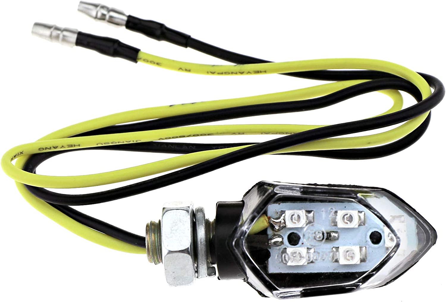 4X Universal LED Micro Blinker Indicators Light Mini Motorbike Turn Signal Light