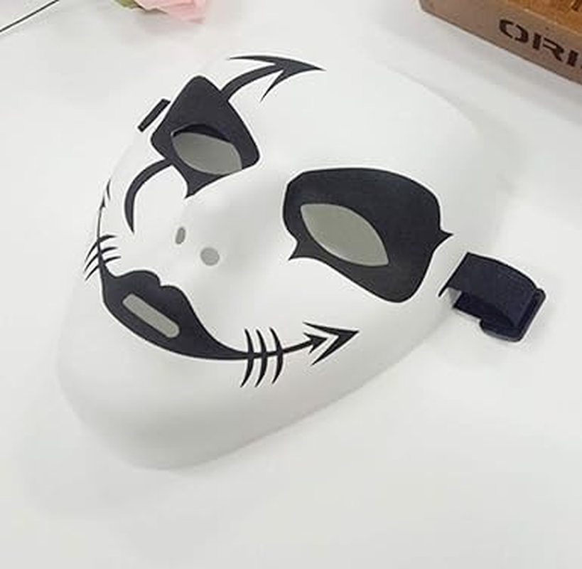 1Pcs Halloween Mask Cool Spooky Party Ghost Cosplay Mask Hip Hop Street Dance Masks Performances Prop image number 6