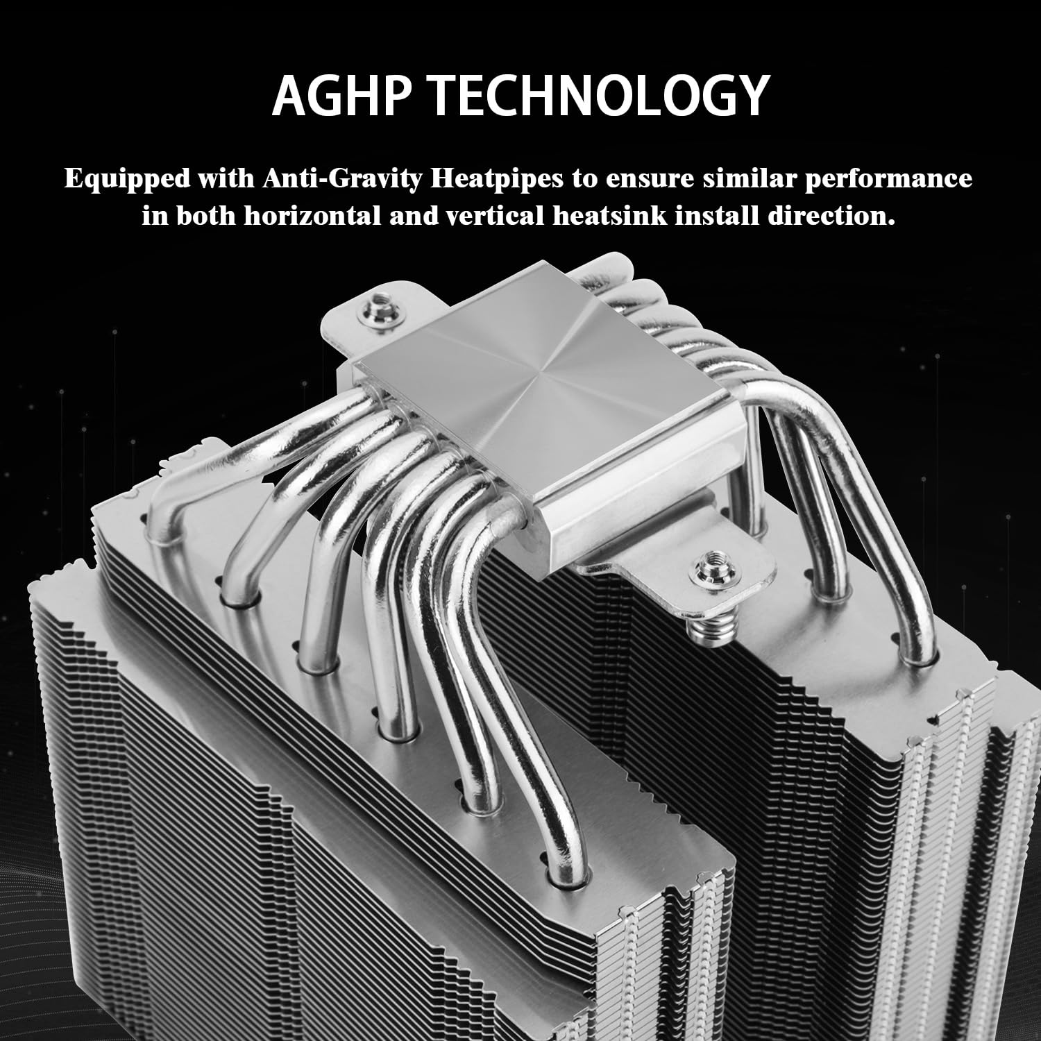 Thermalright Royal Pretor 130 CPU Air Cooler, Computer Double Towers Radiator, 6 Heat Pipes CPU Cooler, Dual PWM Fans,High Performance PC Cooling, for Am4/Am5;Intel Lga1851/1700/1150/1151/1200/2011 image number 3