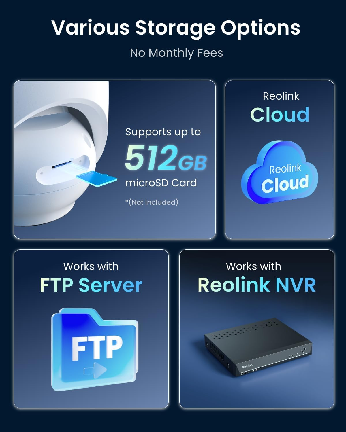 REOLINK CX820 Colorx Poe Security Camera, 4K UHD, True Color Night Vision, F1.0 Super Aperture, 1/1.8'' Image Sensor, HDR Technology, Person/Vehicle/Animal Detection, Spotlight & Siren Alarm