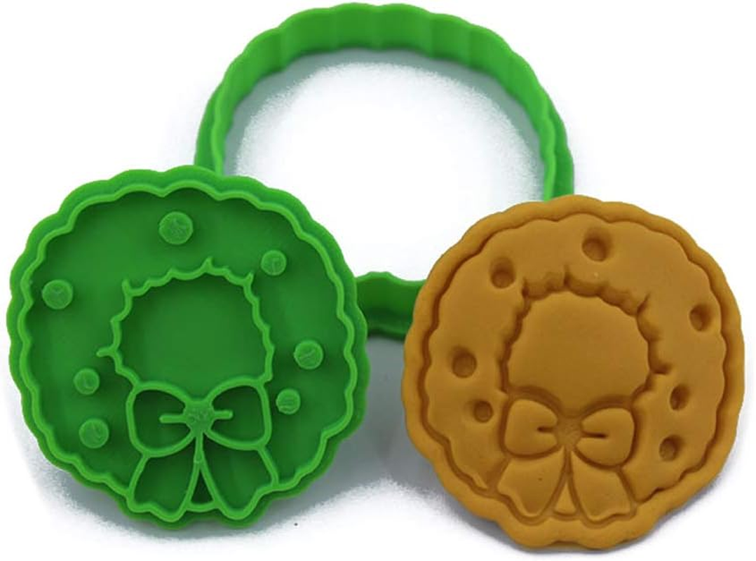 Christmas Santa Claus Shape 3D Biscuit Cookie Cutters Mold Pressable Biscuit Cookie Stamped Embossed Kitchen Baking Pastry Bakeware Tool-17